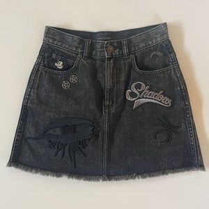 Marc Jacobs Occult Denim Skirt